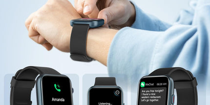 Smart Watch with Alexa and Fitness Tracking – 1.8" Touch Screen