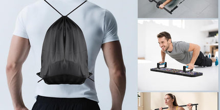 uewidfay Multi-Function Push-Up Board & Ab Roller Set