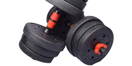 Adjustable Dumbbell Barbell Weight Set 20Kg 30Kg 40Kg – Multifunctional Free Weights for Home Gym, Strength Training, Bodybuilding & Fitness