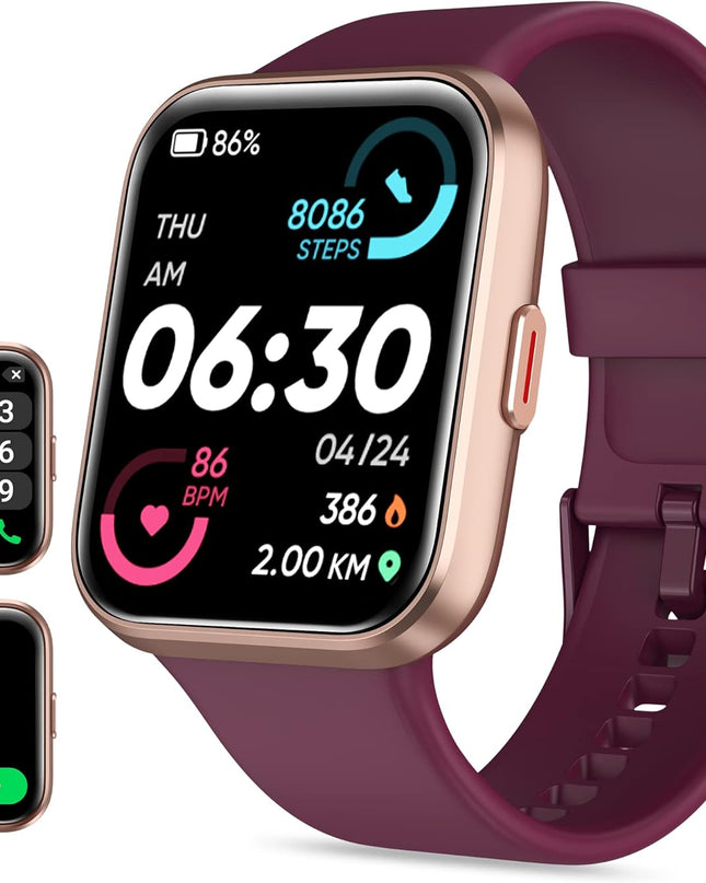 Smart Watch with Alexa and Fitness Tracking – 1.8" Touch Screen