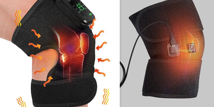 Cordless Heated Knee Massager with Vibration