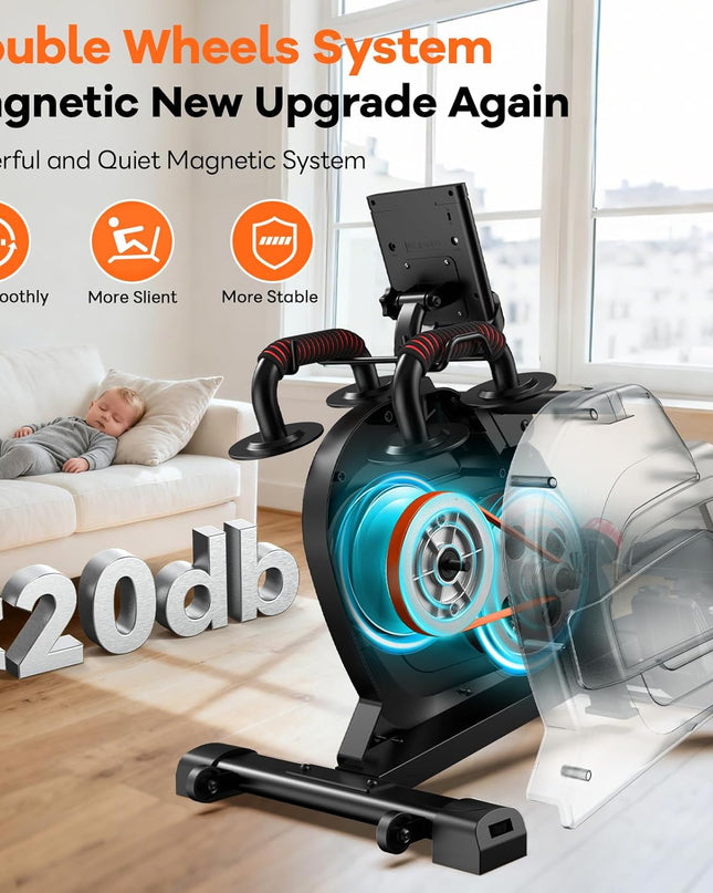 pooboo H015 Magnetic Rowing Machine with Cable System