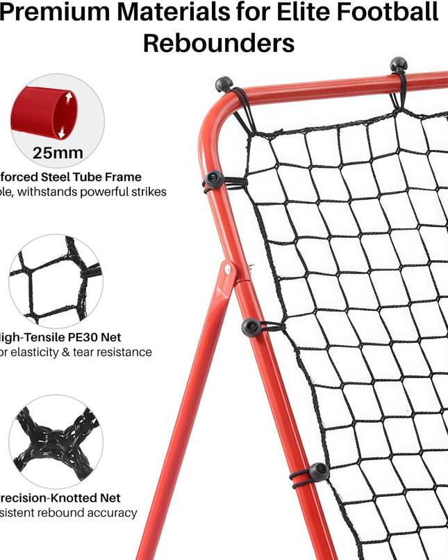 Adjustable Football Rebound Net – 100x100cm