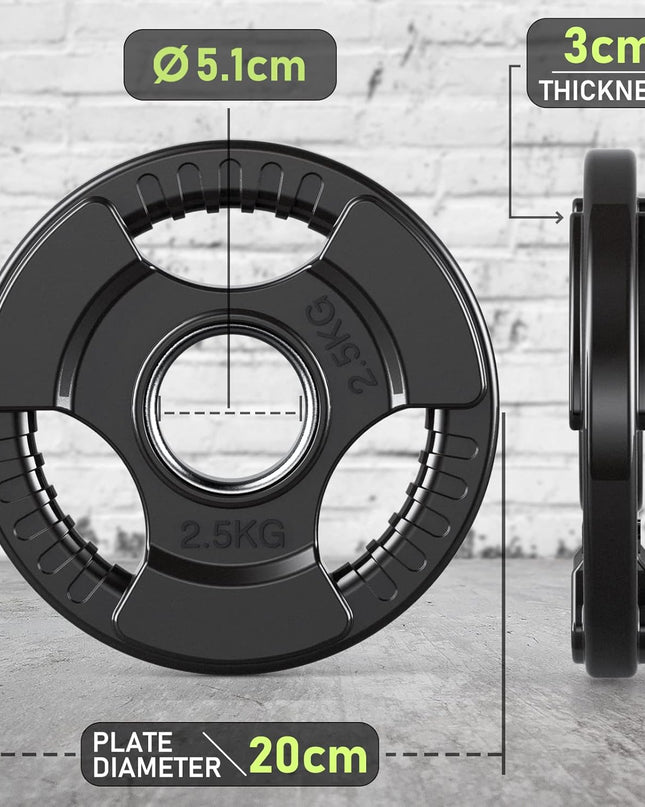 Olympic Weight Plates with Rubber Finish