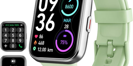 Smart Watch with Alexa and Fitness Tracking – 1.8" Touch Screen