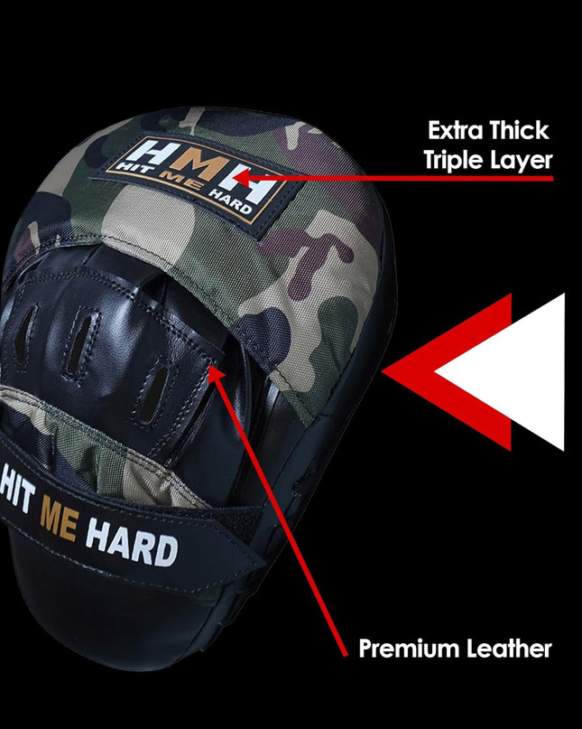 Focus Mitts and Hook & Jab Training Pads with Adjustable Strap