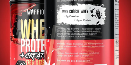  Warrior Whey Protein with Creatine Powder