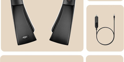 ALLJOY Neck Massager with Heat – Electric Shoulder & Back Massager for Pain Relief