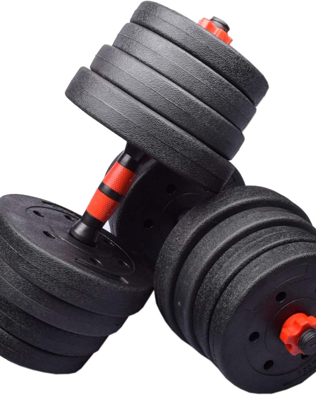 Adjustable Dumbbell Barbell Weight Set 20Kg 30Kg 40Kg – Multifunctional Free Weights for Home Gym, Strength Training, Bodybuilding & Fitness