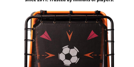 FLICK Urban Skills Trainer - 4-In-1 Football Rebounder Board, 
