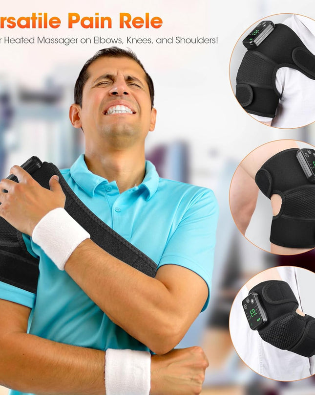 Cordless Heated Knee Massager with Vibration