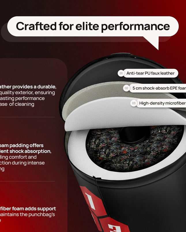 Gallant 5.5ft Free-Standing Punch Bag 