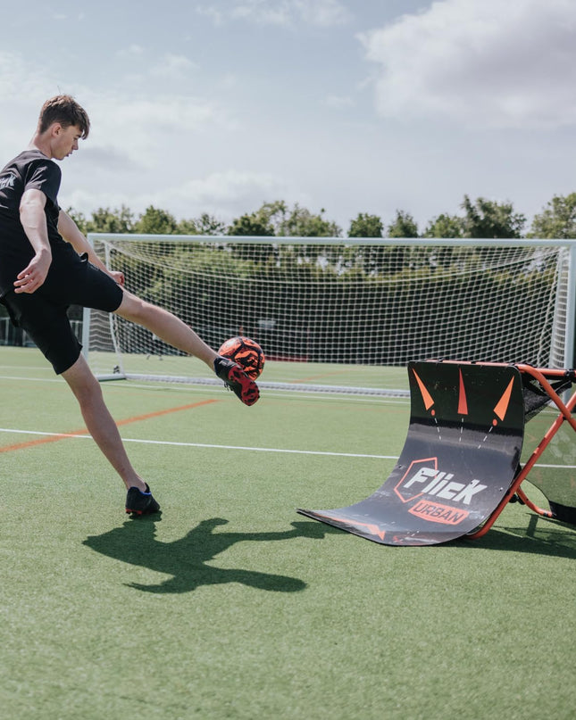 FLICK Urban Skills Trainer - 4-In-1 Football Rebounder Board, 
