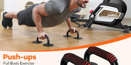 pooboo H015 Magnetic Rowing Machine with Cable System