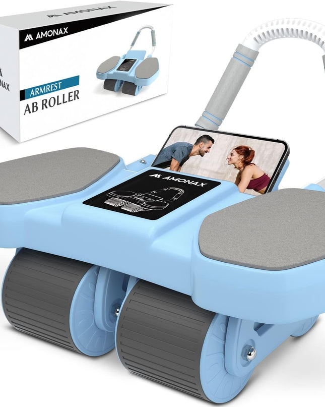 Ab Roller Exercise Wheel with Elbow Support 