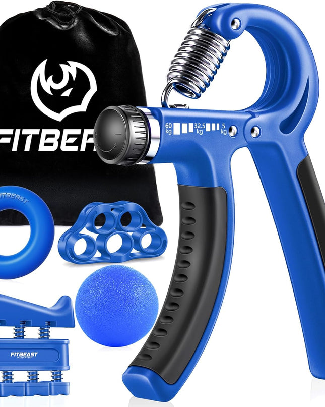 FitBeast Grip Strengthener Kit – 5 Pack Adjustable Resistance