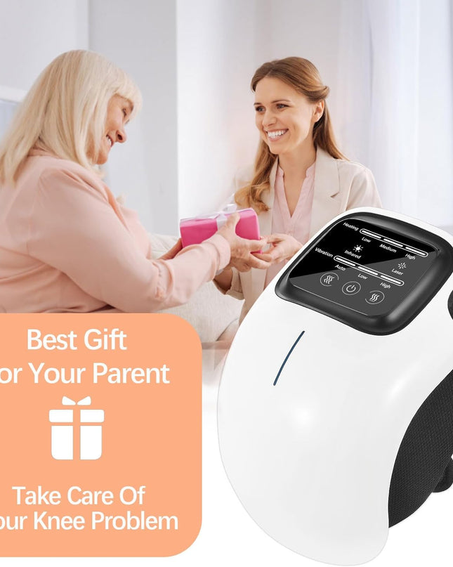 Knee Massager with Heat, Vibration & Red Light Therapy