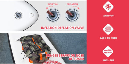 FEATH-R-LITE 10' & 11' Inflatable Stand Up Paddle Board – Ultra-Light SUP Package