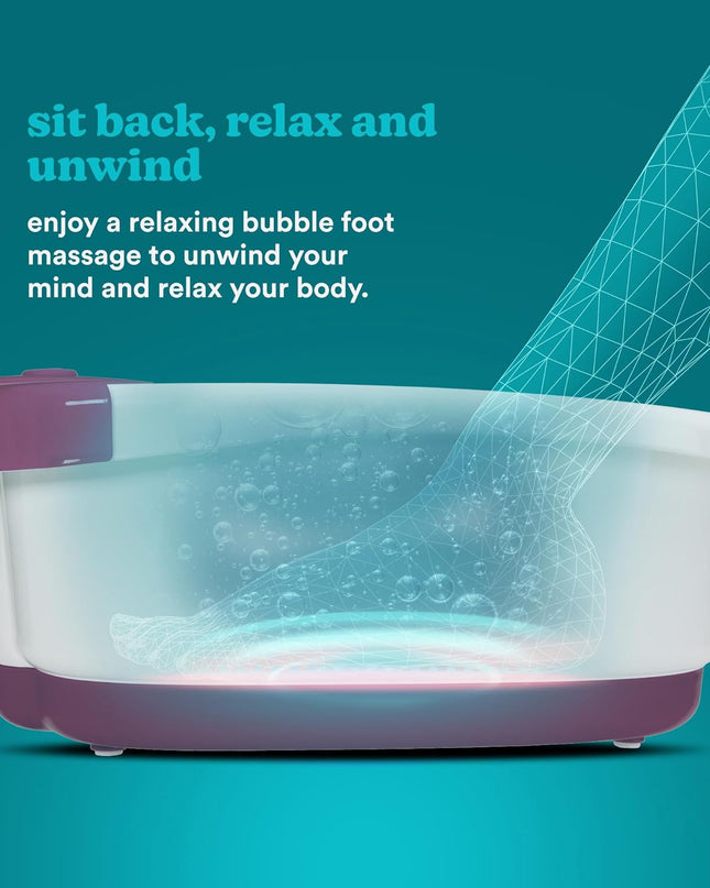 HoMedics Bubblemate Foot Spa & Massager with Keep Warm Function