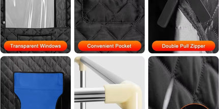 Portable Home Sauna Tent – Infrared & Steam Sauna Box with 9 Heat Levels