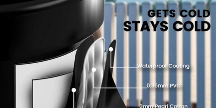 CalmMax Oval Ice Bath Tub with Lid – 492L Portable Cold Plunge (105cm)