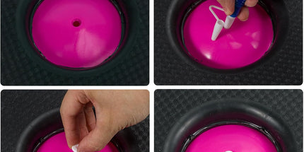 Inflatable Balance Ball Board with Resistance Bands