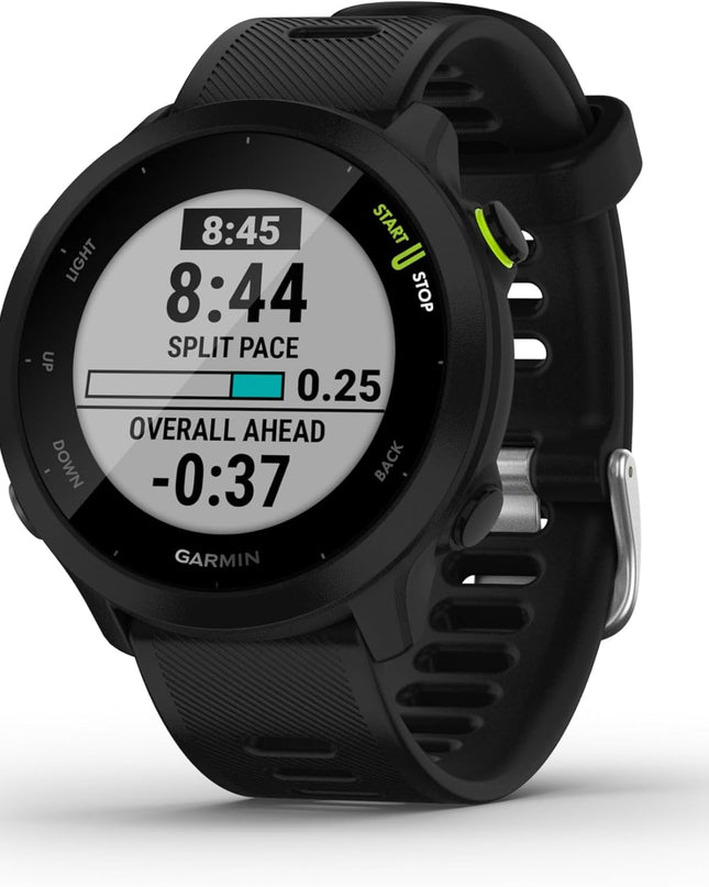 Garmin Forerunner 55 GPS 42mm Running Smartwatch – Black