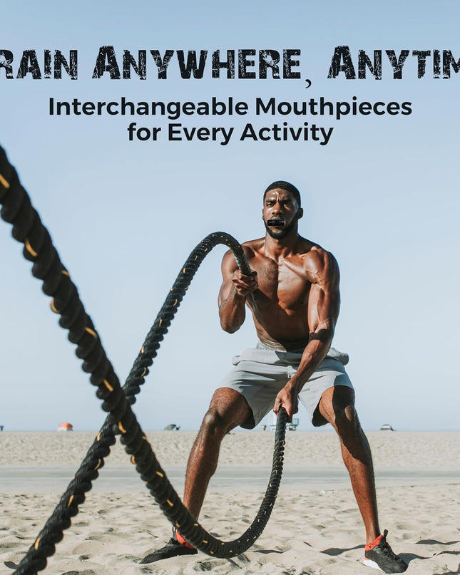 Adjustable Respiratory Trainer – Handheld Breathing Exercise Device with Dual Mouthpieces