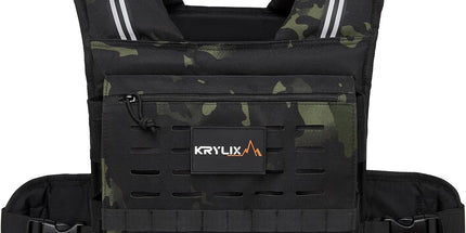 KRYLIX Adjustable Weighted Vest – 45lbs (Men & Women)