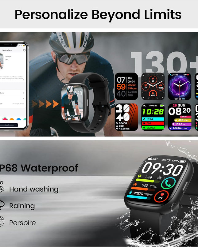 Smart Watch with Alexa – 1.83" HD Fitness Tracker