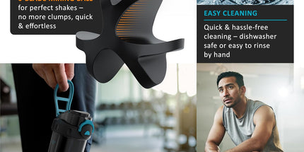 arendo Protein Shaker Bottle – 800ml (BPA-Free)