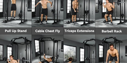 SPORTNOW cable crossover multi gym