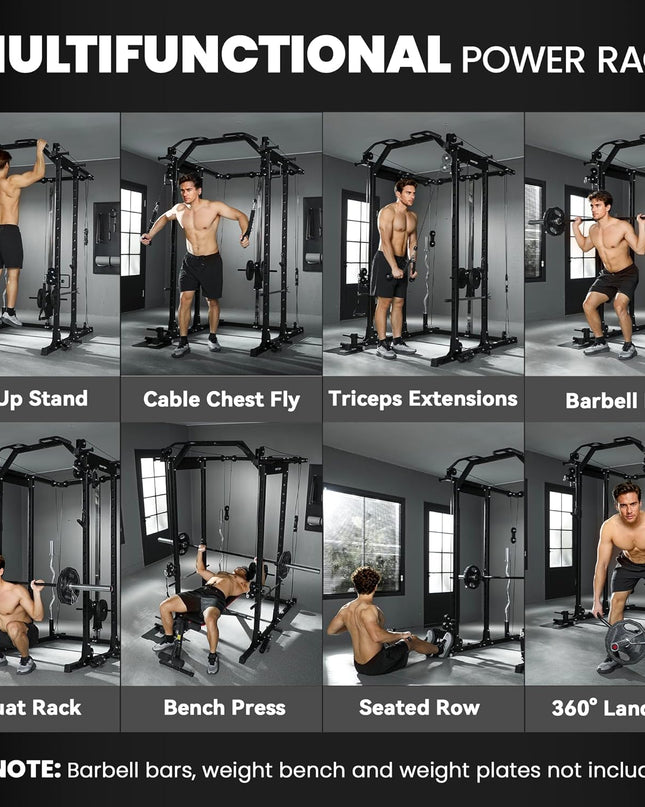 SPORTNOW cable crossover multi gym