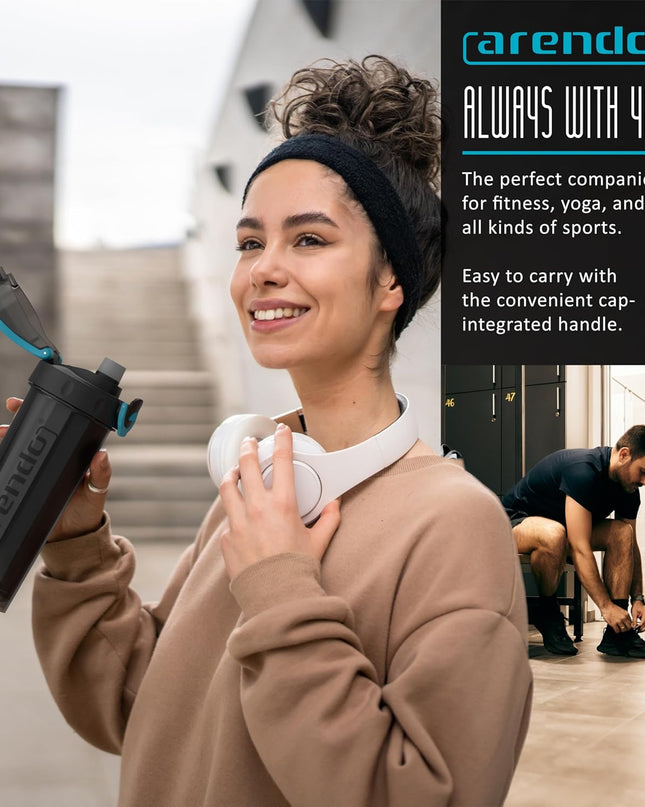 arendo Protein Shaker Bottle – 800ml (BPA-Free)