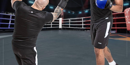 Boxing Pads Focus Mitts Maya Hide Leather Curved Hook and Jab Target Hand Pads Great for MMA, Kickboxing, Martial Arts, Muay Thai, Karate Training Padded Punching, Coaching Strike Shield