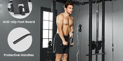 SPORTNOW cable crossover multi gym