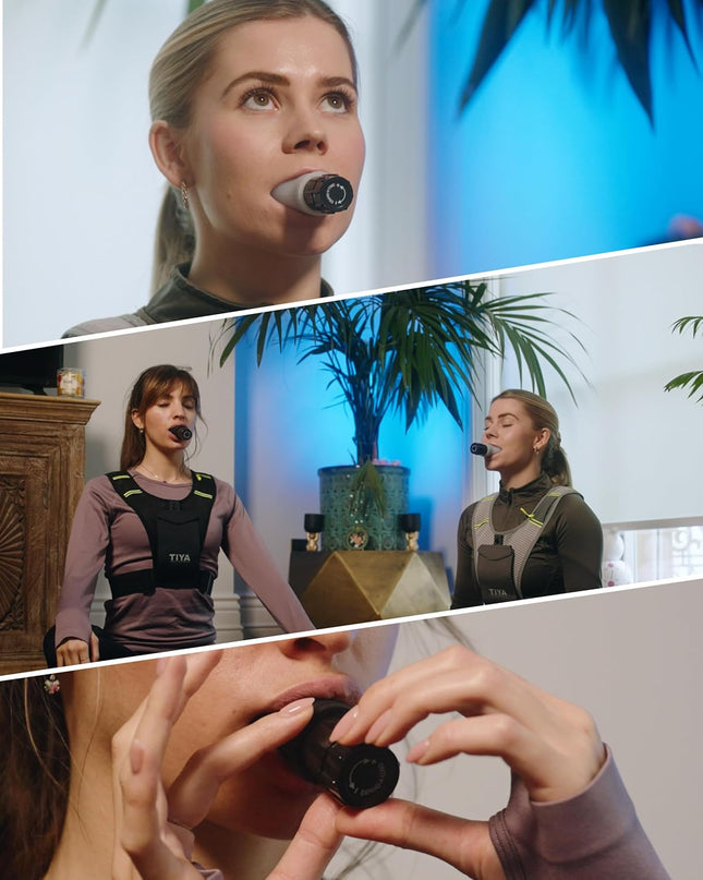 TIYA Breathing Exerciser Device – Portable Lung Trainer for Respiratory Therapy