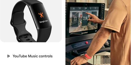 Fitbit Charge 6 Activity Tracker – Obsidian/Black Aluminum 6 MONTH MEMBERSHIP