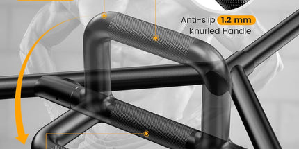  COSTWAY Olympic Hex Bar, 56” Steel Deadlift Trap Bar