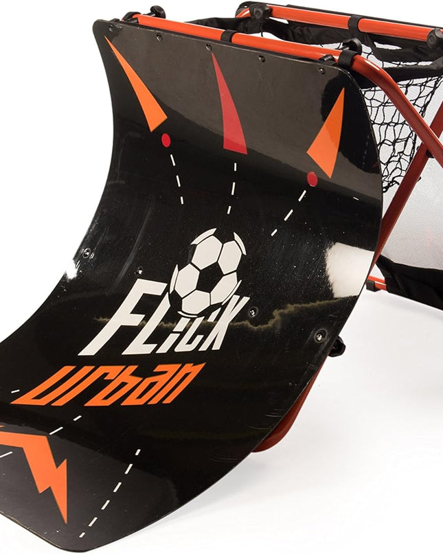 FLICK Urban Skills Trainer - 4-In-1 Football Rebounder Board, 
