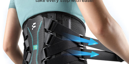 Back Brace for Lower Back Pain – Lumbar Support with Carbon Fiber Stays