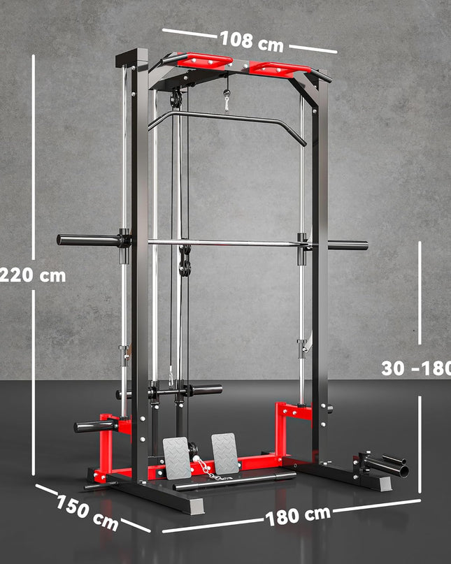 SPORTNOW Heavy-Duty Squat Rack