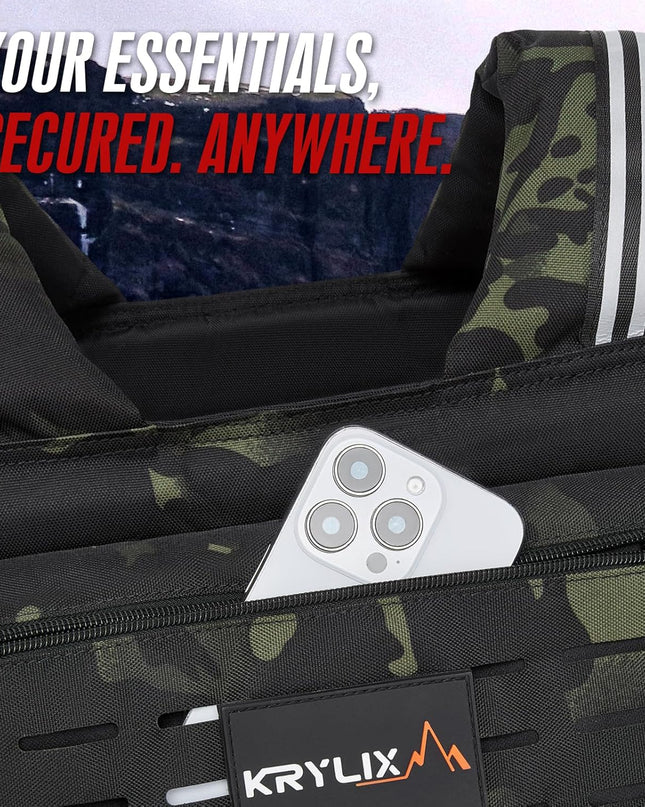 KRYLIX Adjustable Weighted Vest – 45lbs (Men & Women)