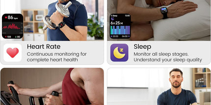 Smart Watch with Alexa – 1.83" HD Fitness Tracker