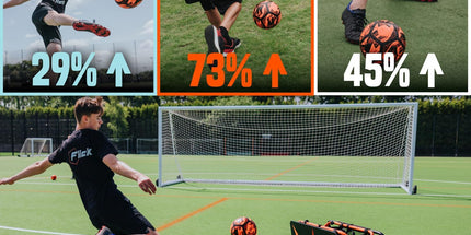 FLICK Urban Skills Trainer - 4-In-1 Football Rebounder Board, 