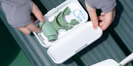 Adjustable Respiratory Trainer – Handheld Breathing Exercise Device with Dual Mouthpieces