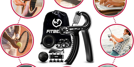 FitBeast Grip Strengthener Kit – 5 Pack Adjustable Resistance