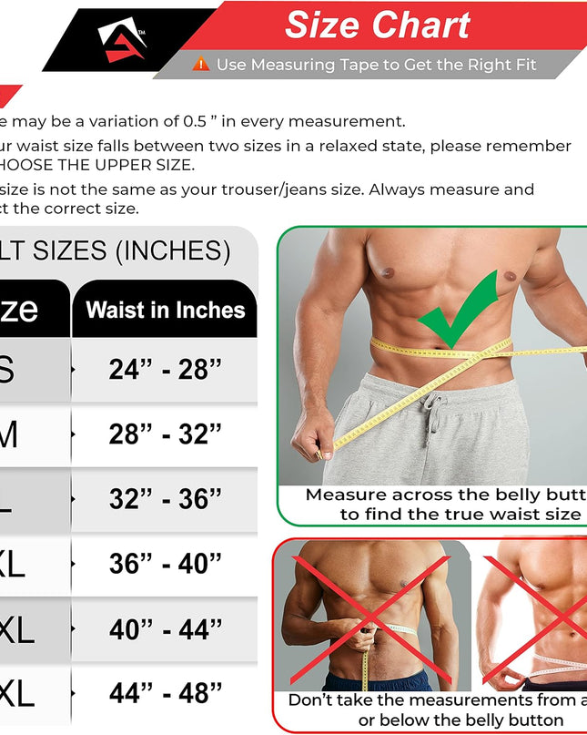  AQF Weight Lifting Belt for Men