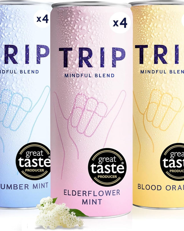 TRIP Mindful Blends – Mixed Pack Sparkling Drink (12x250ml)