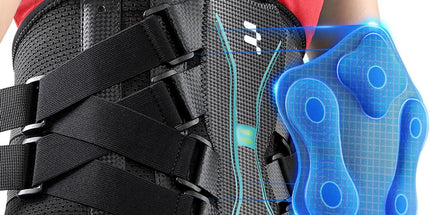 Back Brace for Lower Back Pain – Lumbar Support with Carbon Fiber Stays